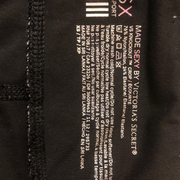 Never worn Victoria secret athletic leggings - Picture 2 of 2